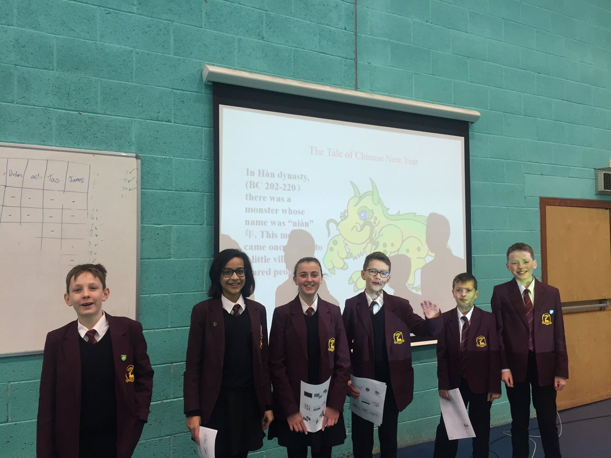 Fab assembly by our Year 7 Mandarin learners talking about Chinese New Year <a href="/TytheringtonSch/">Tytherington School</a> #Year7arethebest #languagelearning