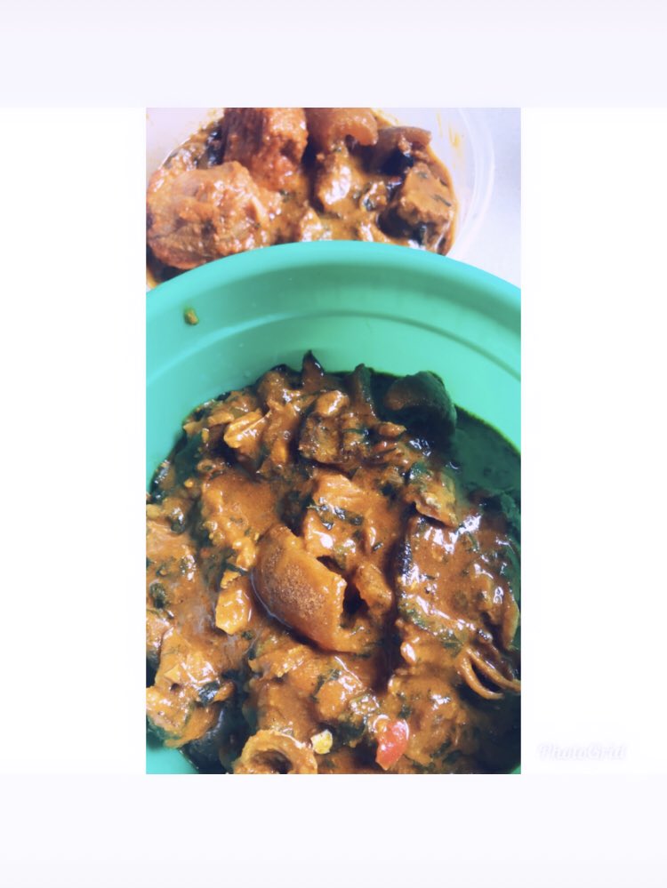 rikeskitchen's tweet photo. What we know how to do best 💪 Ogbono soup at its best 😁 #ibadanfooddelivery #rikeskitchen https://t.co/I9KBcdWYIu