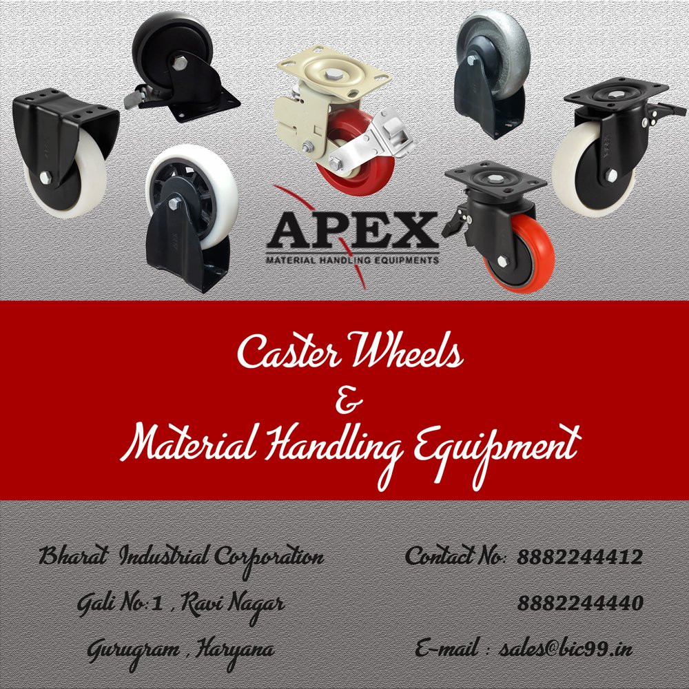 BicIndia's tweet photo. Premium quality industrial caster wheel and trolleys are https://t.co/jt7xyRgaKl us at 8882244412 or send us an email at sales@bic99.in for caster requirement.#CasterWheel #ApexCaster #Trolley #PlatformTrolley #Rollers #ManualConveyor #SSCaster #HeavyDuty #LightDuty #MediumDuty https://t.co/MU3J7sK8Fn