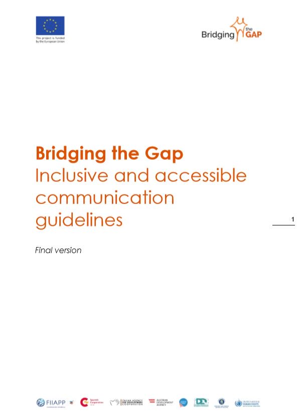 BtG_project's tweet photo. ‼️🆕‼️Do you know how to communicate in an inclusive and accessible manner?  
📕 Check out the @BtG_project's Inclusive and accessible communication guidelines' and start to communicate to #LeaveNoOneBehind!! 👉https://t.co/7MuvPn9ftZ https://t.co/3V0QfQ4SzX