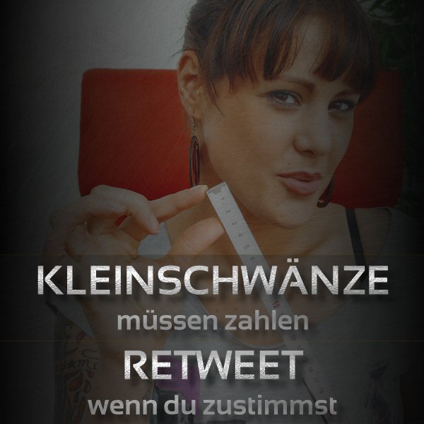 Wer sieht das auch so? Und wer outet sich jetzt als #Kleinschwanz ?

#geldherrin #kleinerpenis #geldlady #bossgirl #penisgrösse

📸Foto: DOMINANT-GIRLS.com