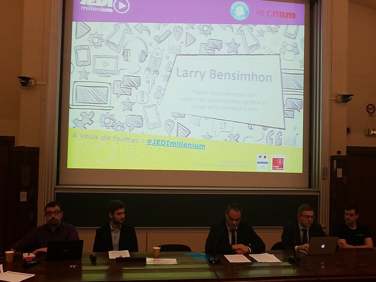 Jertual's tweet photo. #JEDImillenium , un projet innovant porté par @LeCnam @le_cnam_pdl @Cnamcentre @LeCnam_Bretagne @LeCnamGE avec le soutien de la @caissedesdepots que l'on clôture aujourd'hui mais qui, par la démonstration de sa réussite, saura se trouver une suite... https://t.co/uJn4wvL0tj