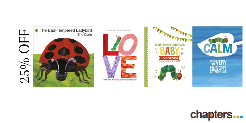 Chapters_SL's tweet photo. 25% off on these titles by bestselling children's author #EricCarle! 
#lka #srilanka https://t.co/75EPk21kIN