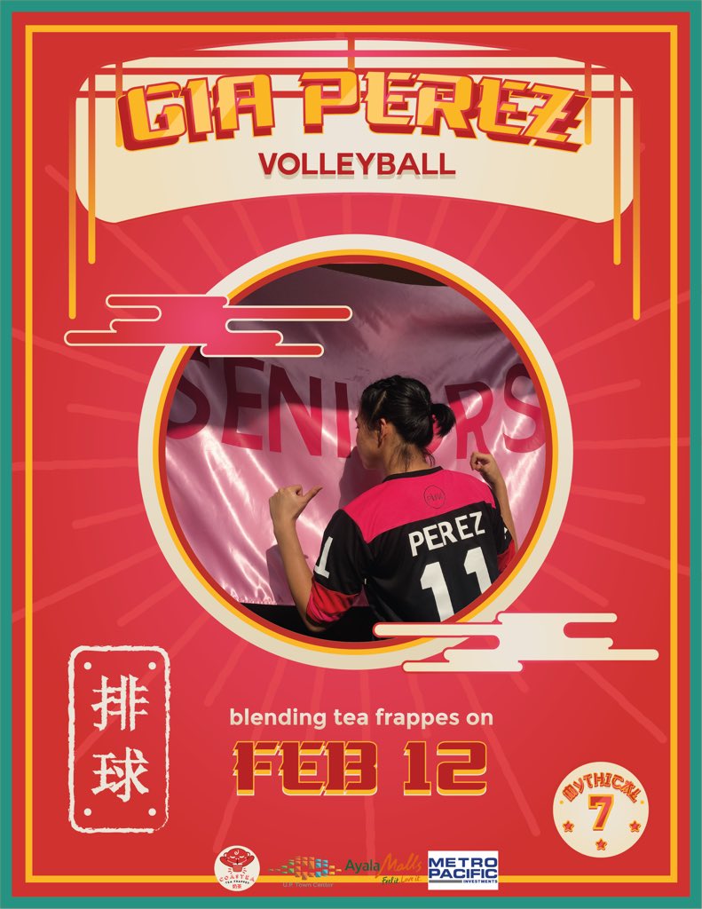 coasteafrappes's tweet photo. Gia was the MCHS Volleyball Team Captain in her senior year. She excelled in competitions like the QCAA, Milo Little Olympics &amp; won as champions in the WNCAA. She embodies the heart of an athlete and will never stop growling for her ambition 🐯

#TeaForGATC https://t.co/mEOBy2XQZN