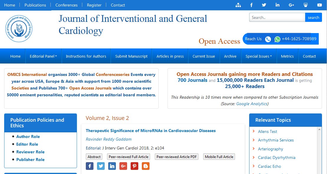 Cardiol46539299's tweet photo. Get Access to Curreent Issue Papers @ https://t.co/zydj4oK0t9 Journal of Interventional and General Cardiology #interventionalcardiology #cardiology #generalcardiology https://t.co/9tO6E35k6i
