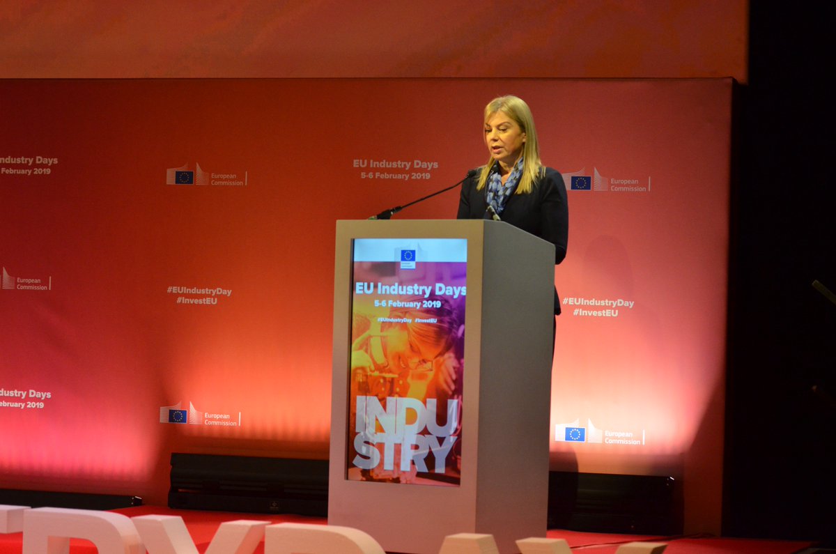 Commissioner @EBienkowskaEU at #EUIndustryDay: We cannot ignore the fear and frustration out there. We must listen and respond - both policy makers and #EUindustry. The future of industry and of Europe is a joint responsibility.