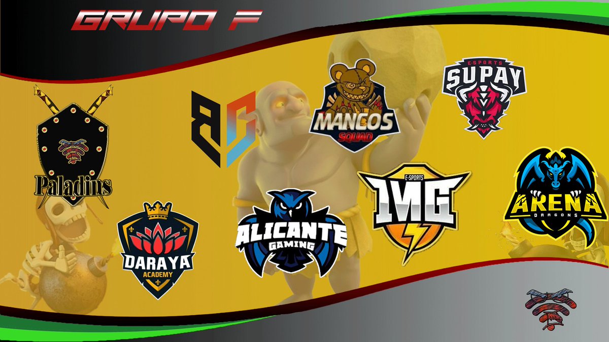 No sé quién pasará al bracket, pero la diversión la tenemos asegurada en el Grupo f.
<a href="/Paladins_CR/">Paladins-eSports</a> 
@BlackClawCR 
<a href="/MancosSquad/">MancosSquad</a> 
<a href="/SupayeSports/">Supay Esports</a> 
<a href="/LotosAzules/">DARAYA ESPORTS</a> 
@Alicante_Gaming 
@ImagineSportsCR 
<a href="/ArenaDragons/">ARENA DRAGONS</a> 
Nivelazos!