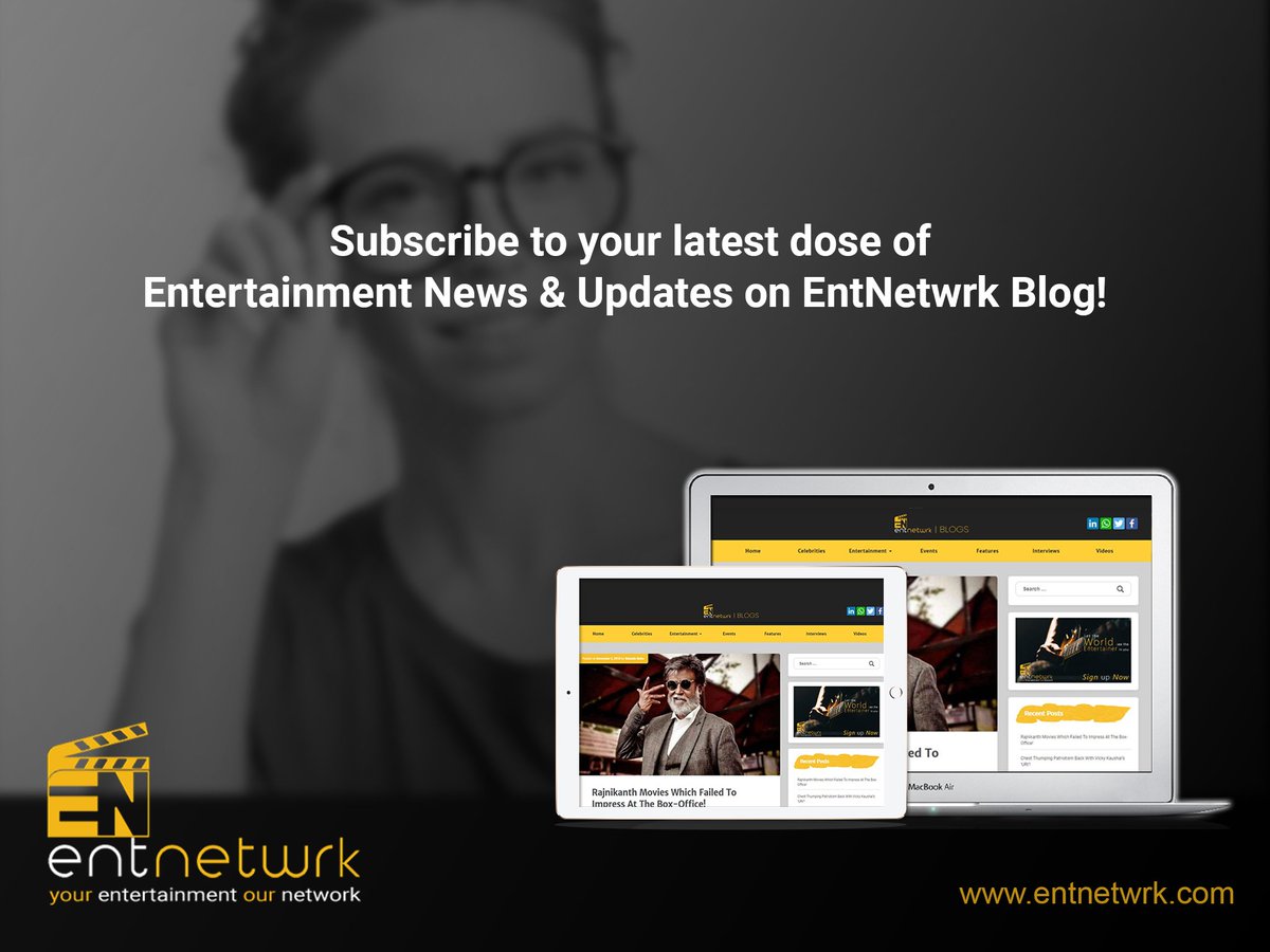 HitFameOfficial's tweet image. Global Entertainment Industry is constantly buzzing. We bring you the latest happenings from all over the world. Check out our blogs to get entertained. Check out our Blogs for your latest entertainment dose.
blog.entnetwrk.com
#YourEntertainmentOurNetwork
#EntnetwrkBlog