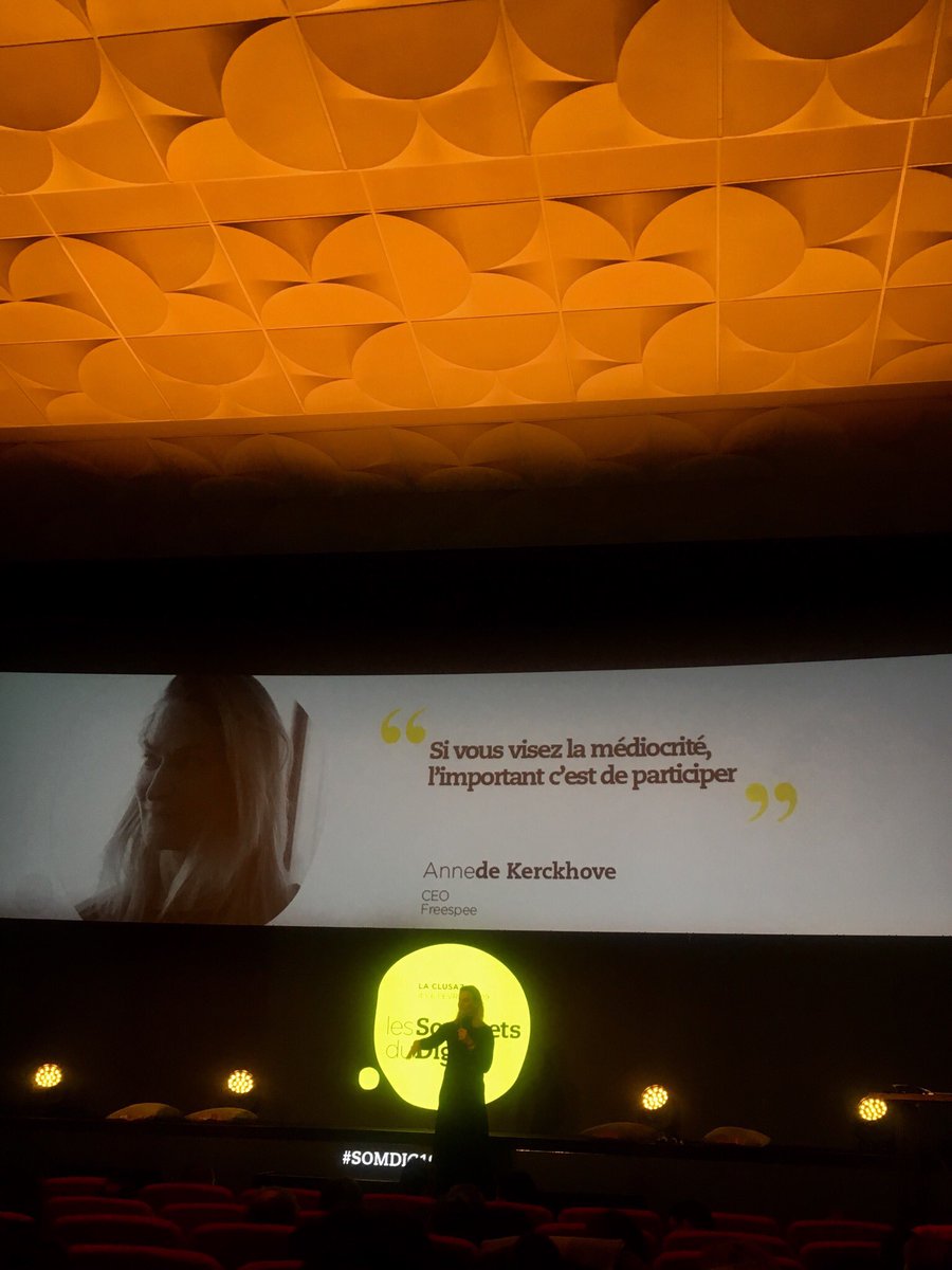 Fun et inspirante <a href="/anneadk/">Adk Anne</a> “si vous visez la médiocrité, l’important est de participer” #SOMDIG19
