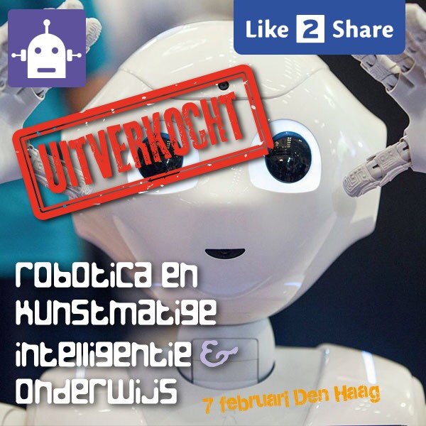 Like_To_Share's tweet photo. https://t.co/LLUMk31fGj #uitverkocht 😃🤖 Tot donderdag! https://t.co/TOqwPk9LGl