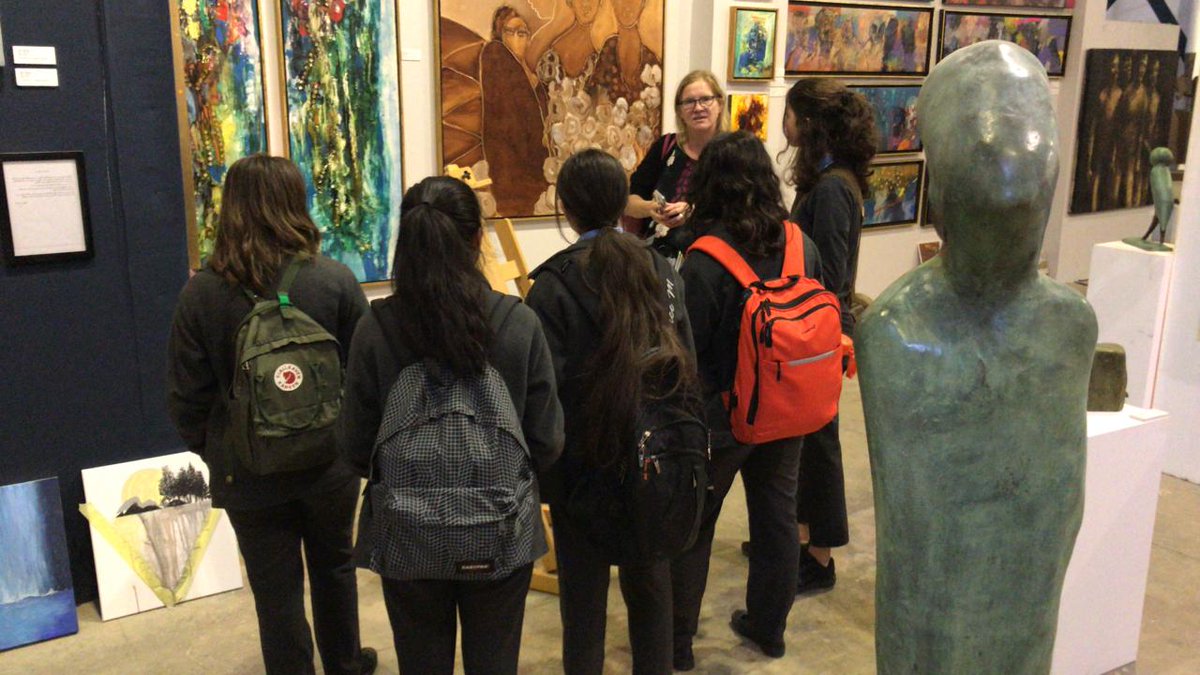 NcbisArt's tweet photo. Y11s looking at art by Egyptian Contemporary Artists in preparation for their final GCSE project. #artsmartcairo #ncbis https://t.co/qWUf2aKhqR