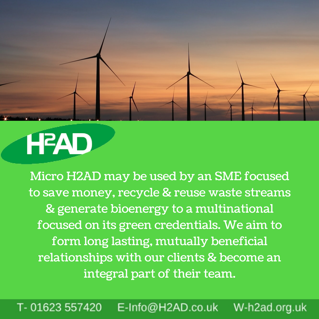 H2AD's tweet photo. No matter the client, we aim to form long lasting, mutually beneficial relationships & become an integral part of their team. Interested in working together? Call us on T: 01623 557420 or send us an email at E: info@h2ad.org.uk #MicroH2AD #Renewable #BioGas #Technology #BioEnergy https://t.co/urthvA5Lif
