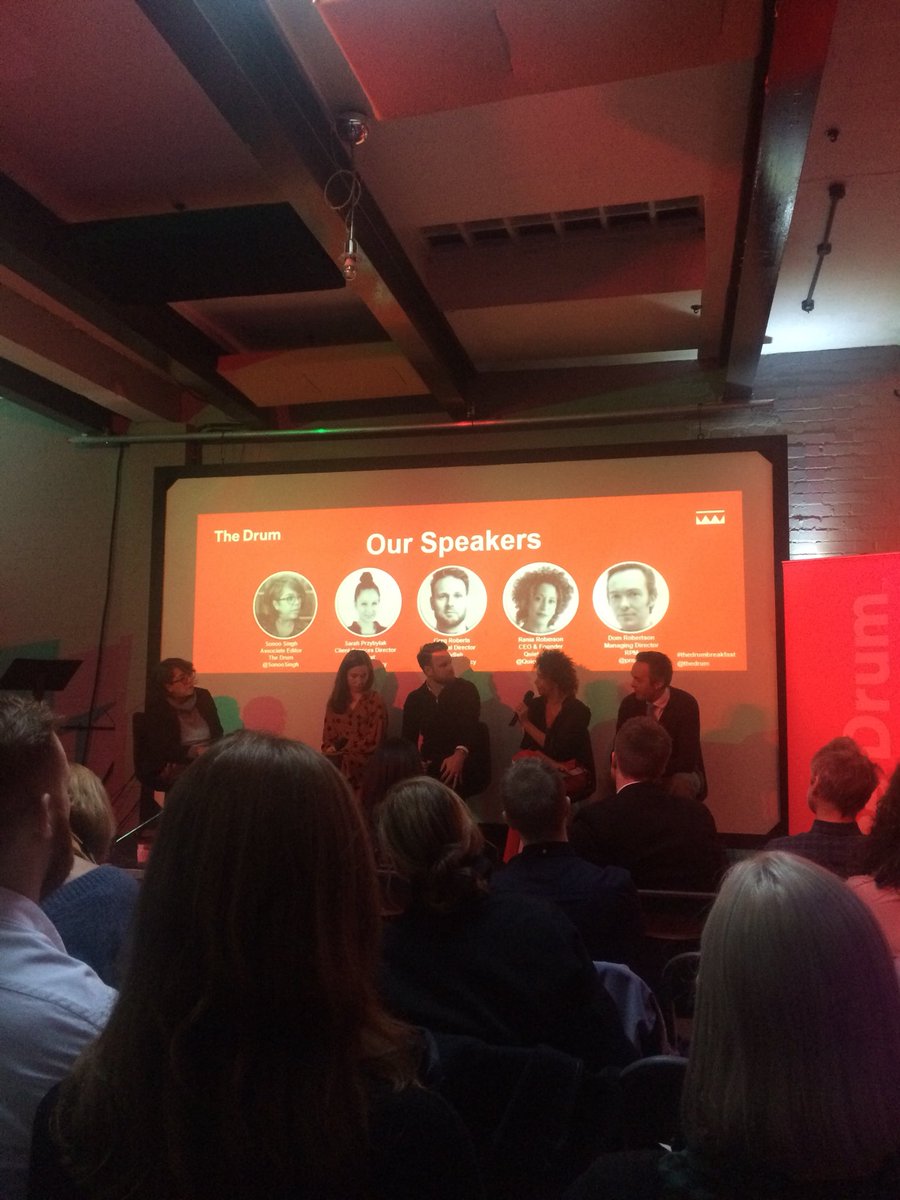 QuietStormAdv's tweet photo. Our CEO Rania Robinson on the panel of @TheDrum Top 100 agencies event this morning
#quietstorm #top100agency #independent #agency https://t.co/AizXAkyMVB