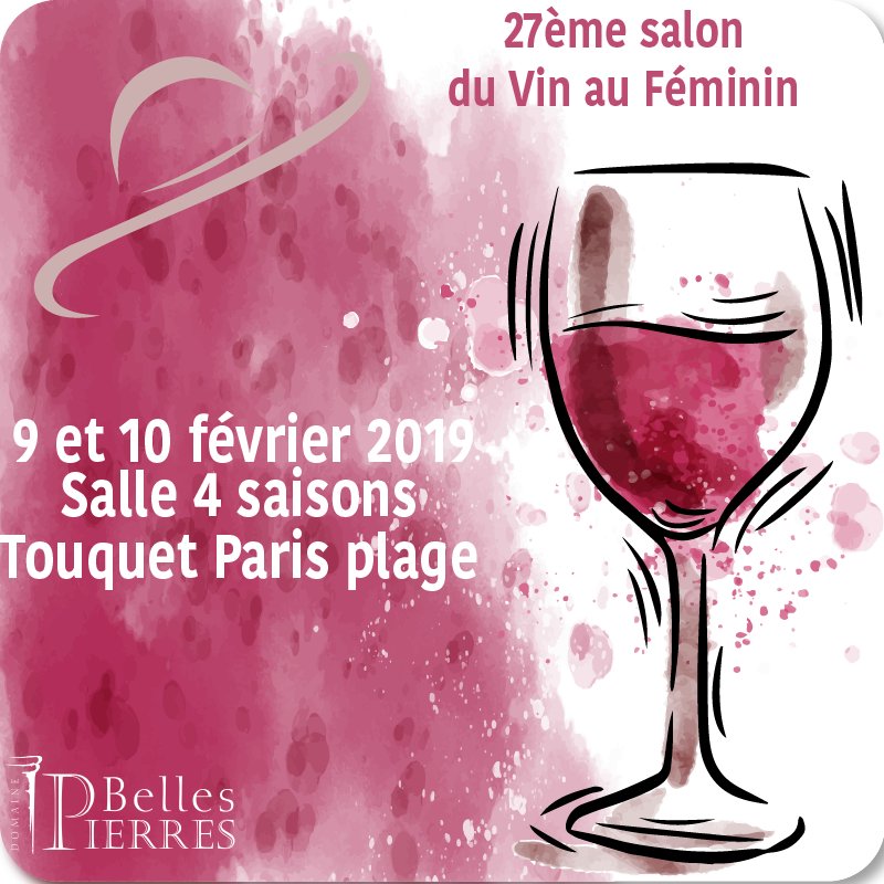 ‼️Le Domaine Belles Pierres sera présent le 9 et 10 février au Touquet pour le 27ème Salon du Vin au Féminin ! 
👉Organisé par le Club du Vin au Féminin, ce salon regroupe 85 exposants représentatifs de la richesse viticole et gastronomique de la France ! 🍇🍷🇫🇷