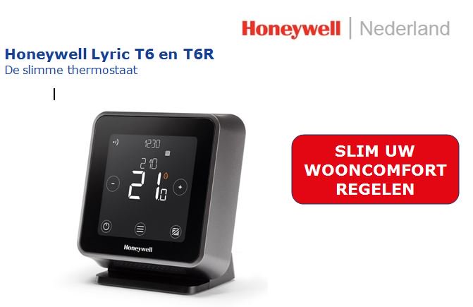 Mailactie week 6: Honeywell Lyric T6 en T6R deze week in de actie. Ga snel naar webshop.salo.nl/mailactie/