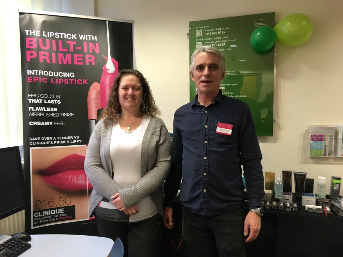 JCPinSEWales's tweet photo. *Don’t miss the #PossibilitiesForParents Event* at Abertillery Jobcentre until 12pm today. Need employment with flexible hours? Come and talk to Cathryn & Steven from @avon_UK #BeYourOwnBoss https://t.co/clELxFKUoG