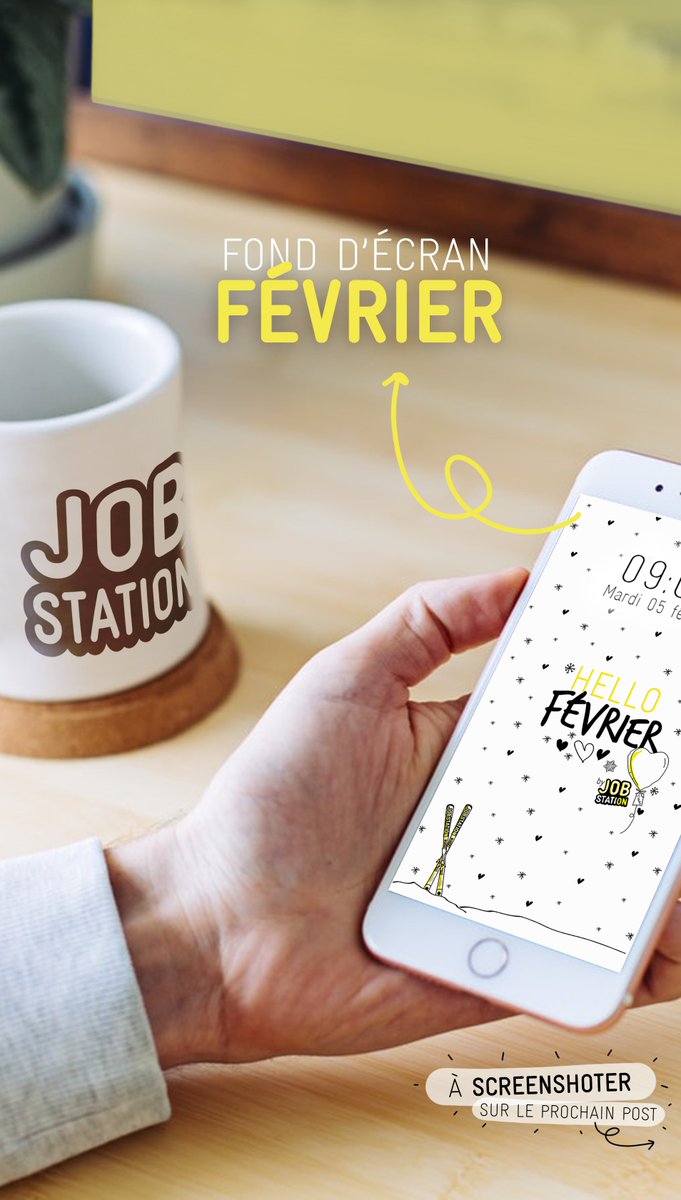 JobstationFR's tweet photo. Hello FEVRIER_ 👋
Illuminez votre smartphone en téléchargeant votre fond d'écran Jobstation du mois sur notre compte Instagram @Jobstationfr #fonddecran #2019 #hellofevrier #jobstation https://t.co/g152eLDoE0