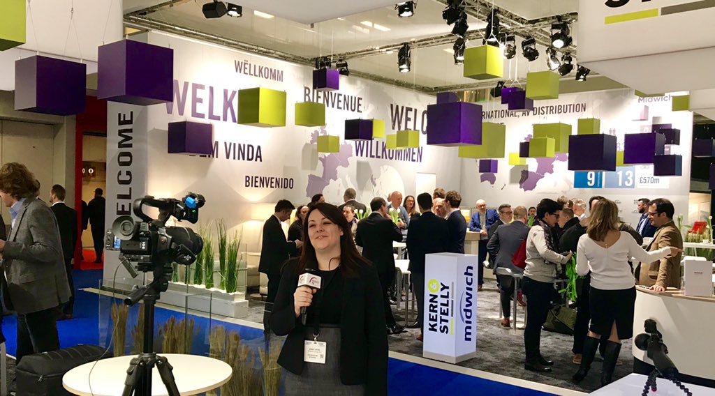 MidwichLtd's tweet image. Our Group Head of Technology @midwichjenny explaining why you should come and visit our team in Hall 5 R130. #talktech #avtweeps #ISE2019 #videocomingsoon