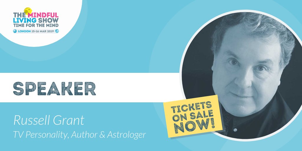 Mindful_Show's tweet image. We are delighted to be welcoming @RussellGrantcom to our London show on 16th March - Russell will be sharing his journey with meditation and the different practices that have impacted his life and work 🙏🏻 buff.ly/2WzD3X1 #russellgrant #mindfullivingshow #timeforthemind