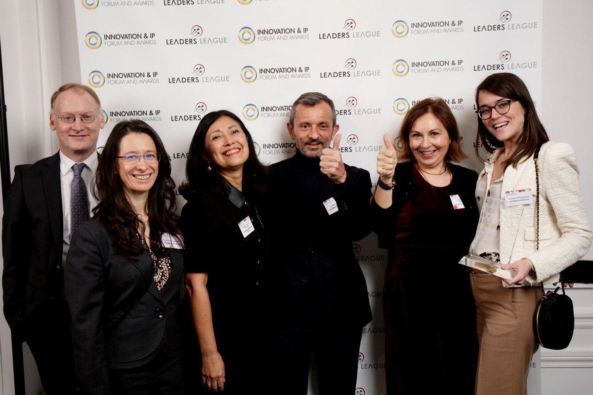 JacobacciIP's tweet photo. Jacobacci is winner as Best IP Advisor in Italy at INIFA Innovation IP Forum and Awards, the Leaders League’s award dedicated to challenges and opportunities in the world of patents, trademarks and intellectual property in general.
https://t.co/vMMbBHHshB https://t.co/7cyoQfKjh0