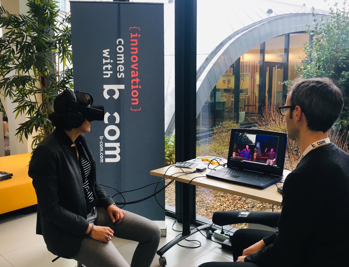 IRT_BCom's tweet photo. Aujourd’hui à Made By @DV_group_, organisé dans le cadre du Festival Travelling. Venez découvrir notre démo #Audio360 🎧 sur des rythmes d’afro funk 🥁! #RV ⁦@ClairObs⁩ https://t.co/GIbFWmopAr