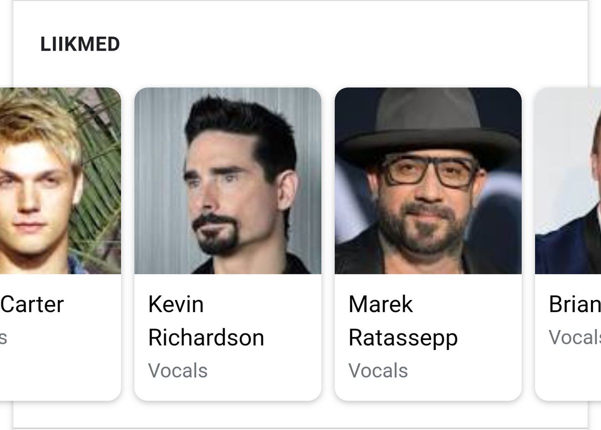 Google annab teada, et Backstreet Boysis on kõik see aeg laulnud ka üks eestlane.