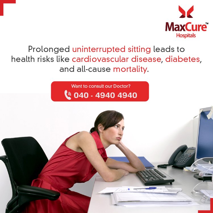 MedicoverIN's tweet image. Sitting for long hours at your desk? It can kill you.

If you and/or your employees spend a significant amount of time sitting at your desks working on computers, you may be shortening your lives.

#ProlongedSitting #MaxCureHospitals #Desk #Computers