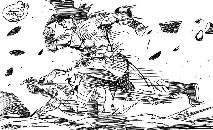 力の大会最終決戦落書き!( '∀`)
#DB絵描きさんと繋がりたい 
#DBクラスタさんと繋がりたい 
#ドラゴンボール超
#絵描きさんとつながりたい 