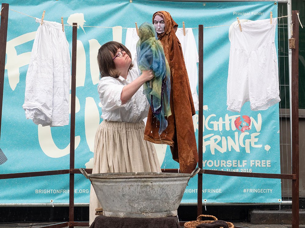 93% of our audiences in 2018 agreed <a href="/brightonfringe/">Brighton Fringe</a> encouraged greater participation within the #community &amp; we love being able to support #artists worldwide. Help us support others and the #arts community by donating to Brighton Fringe. brightonfringe.org/support-us/ 
📷: <a href="/aoharaphoto/">Andy O'Hara</a>