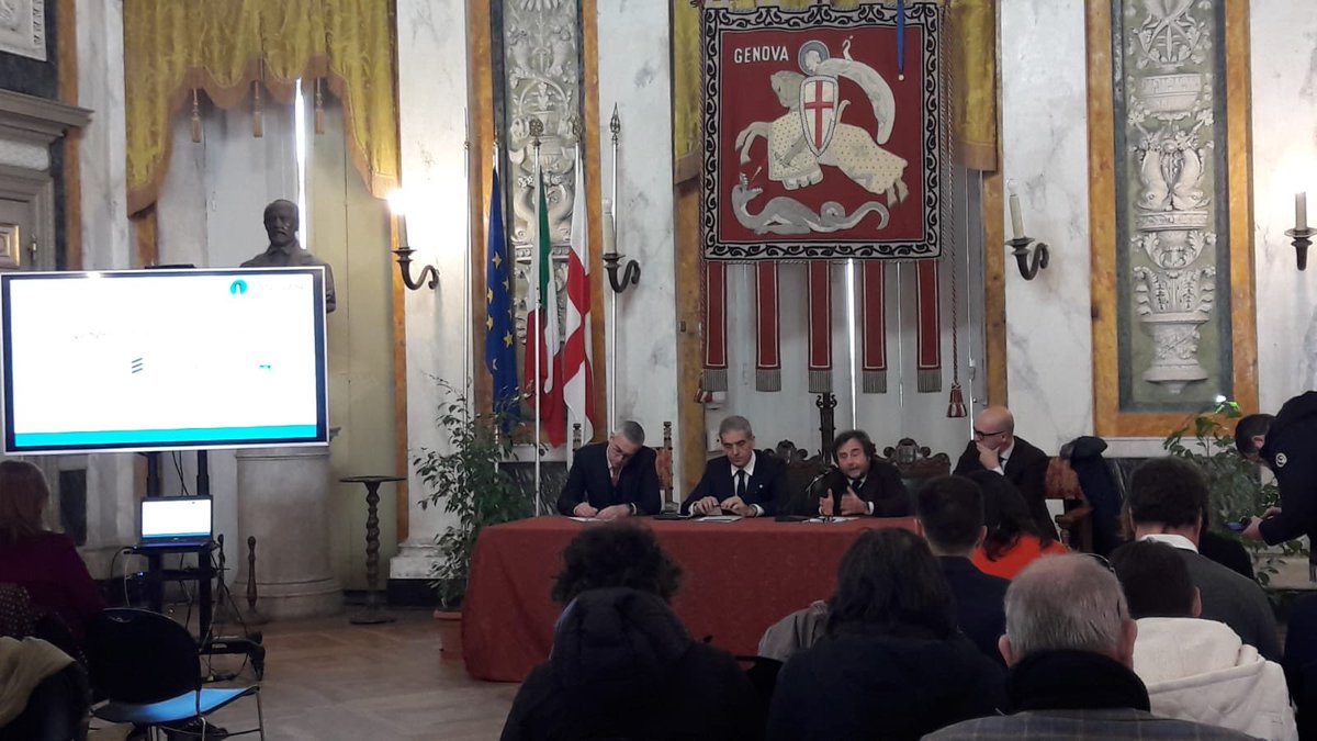 Oggi siamo a #Genova insieme a <a href="/FASTWEB/">FASTWEB</a>, <a href="/ComunediGenova/">COMUNE DI GENOVA</a> e <a href="/PortoAnticoGe/">Porto Antico Genova</a> per presentare alla città il progetto #Genova5G. Al via nuove sperimentazioni #5G nei settori turismo, sicurezza e #smartcity