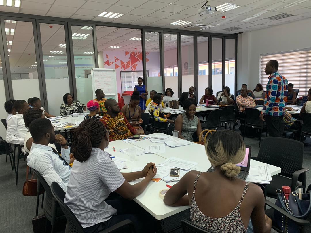 ghBritish's tweet photo. #JobsforYouth training sessions for budding Entrepreneurs currently on-going in Accra, Kumasi and Sunyani.

Have you registered to be a part? Kindly register if you are between the ages of 18-35 years: https://t.co/9wlju7ow9V https://t.co/gdovJ4hzSH