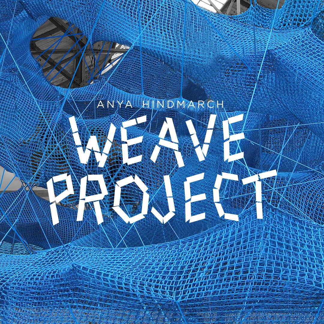 LondonFashionWk's tweet photo. To celebrate @LondonFashionWk, designer @anyahindmarch will present ‘The Weave Project’, an immersive woven tube construction imagined by artist collective Numen/For Use located in Brewer Street Car Park, London. To see all the events on-schedule visit: https://t.co/mfAet6u5r9 https://t.co/875GyrB1It