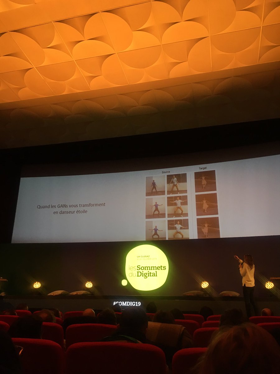 Présentation fascinante sur le pouvoir et l’utilité des GANs et le generative design par <a href="/delphinegroll/">Delphine Groll</a> de <a href="/NablaTech/">Nabla Tech</a> #SOMDIG19