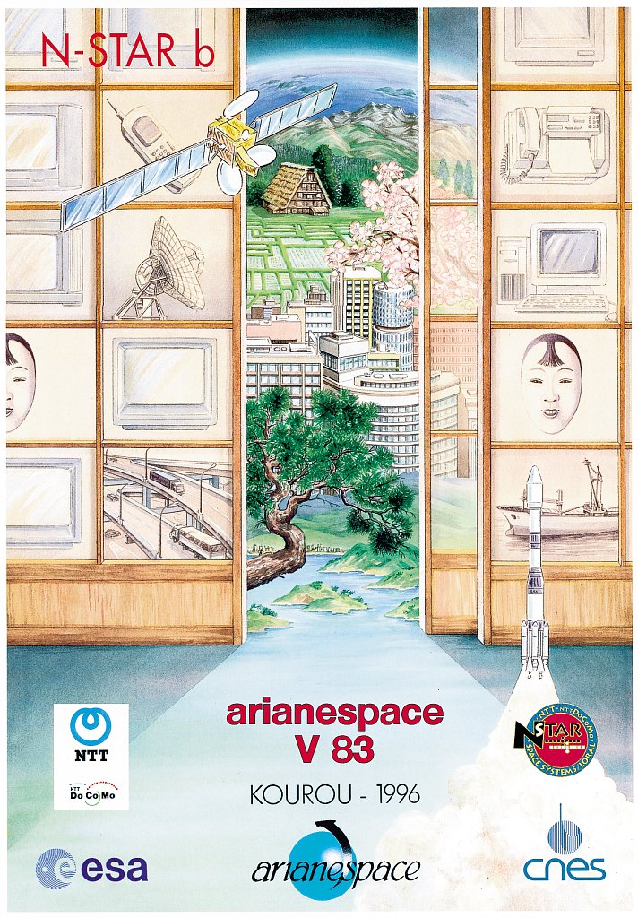 DutchSpace's tweet photo. And here is the launch poster from back then... #OTD #V83 #CSG #ESA https://t.co/3VjXTYJt8y