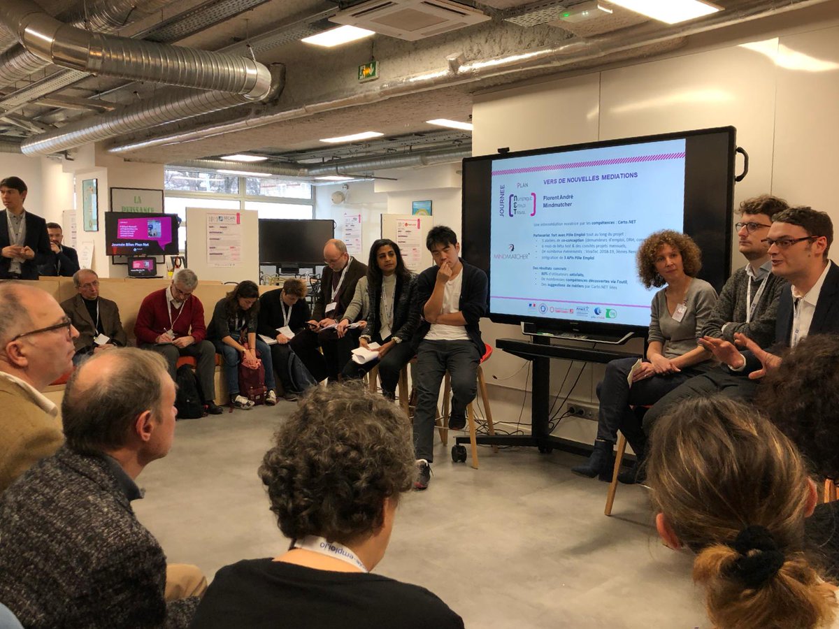 MindMatcher_org's tweet photo. Journée de #BilanPlanNet (Numérique Emploi Travail), en partenariat avec @poleemploi_LAB , @Anact_ et @caissedesdepots : Florent André intervient ce matin lors de la Table Ronde autour des nouvelles médiations de l'Emploi https://t.co/5982p5MGUU