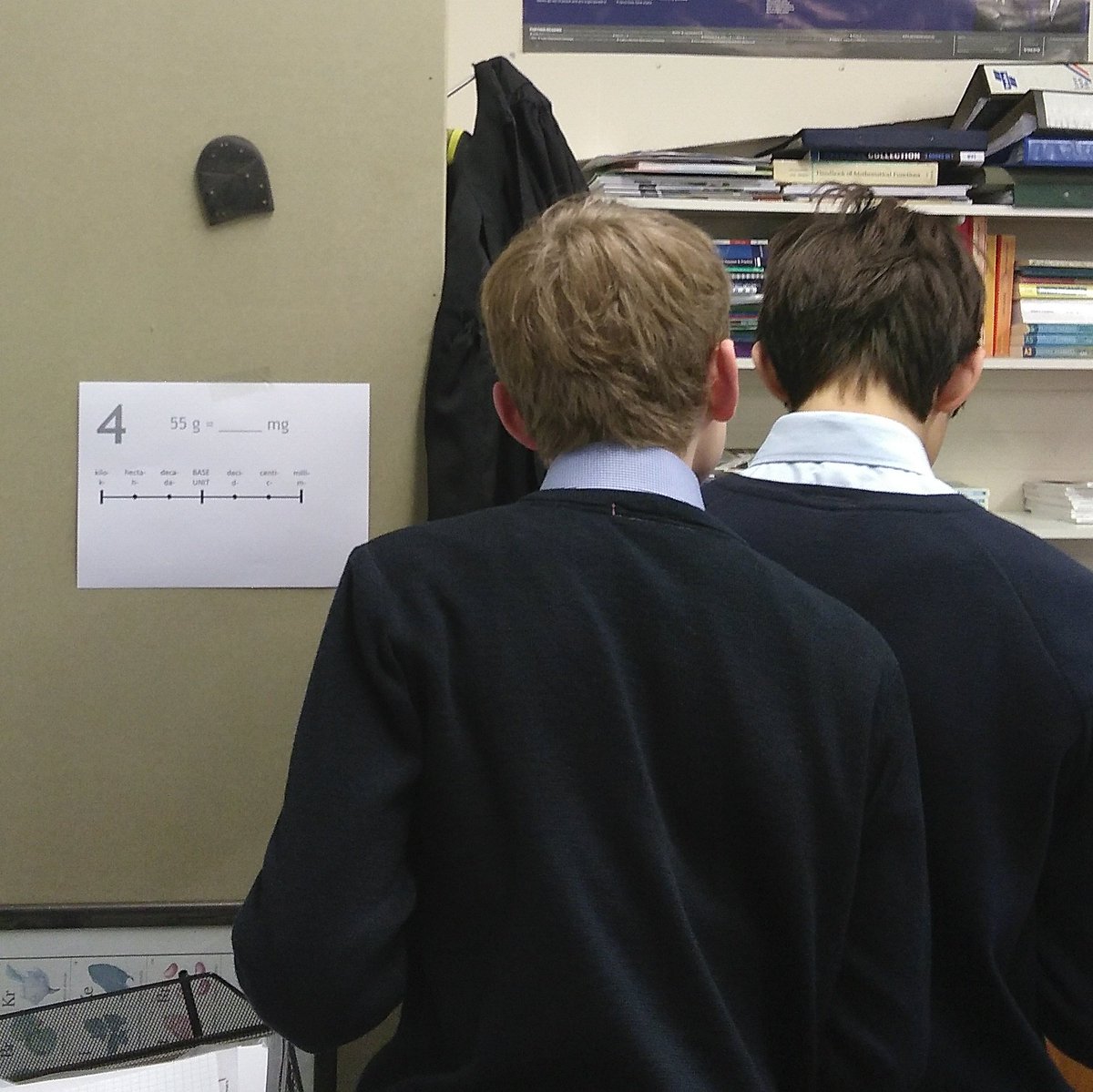 RadleyPhysics's tweet photo. Boys on a "Metric conversions walk around" to practice basic #physics skills
HT @cossettej for the idea, picked up via #twittercpd
https://t.co/eePTSDYAr1 https://t.co/NKpT5lY66l