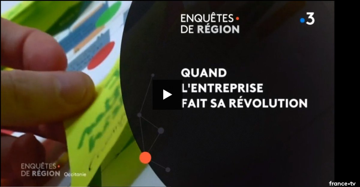 LaFabToulouse's tweet photo. Quand @France3MidiPy s'intéresse à la révolution du travail, à l'#holacratie, à l'#horizontalisation en #Occitanie elle demande à @isabelleDuchamp de lui raconter #LaFabToulouse Bien sûr !▶️31min48 aux cotés d'autres initiatives locales inspirantes https://t.co/G9PMS7CoG6 https://t.co/JXmqrZB3DF
