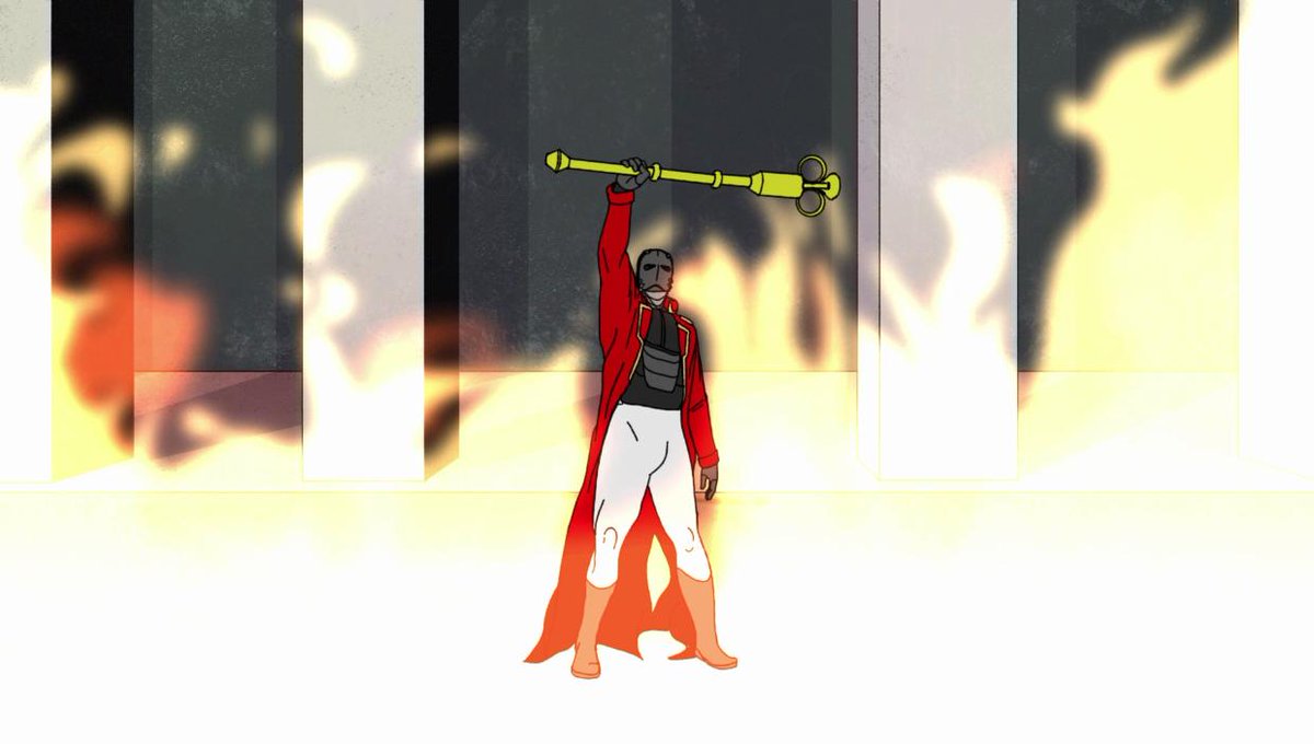 ZeroPointPower's tweet image. SPOILER ALERT: In the final episode of Zero-Point Season Zero - Samson, our enigmatic anti hero takes a torch to our seat of government - a compelling image.  Travesty? Or Triumph? Let us know what you think! ecs.page.link/rqQc