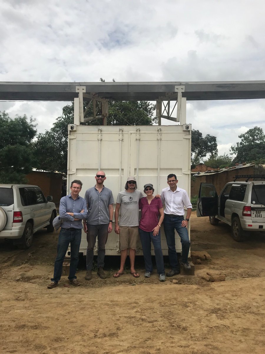 UKinZambia's tweet photo. Great visit today to Ngwerere to visit Standard Microgrid’s #Reimaginingpower project, to see how they are delivering solar energy services to communities in remote environments.
60 year old Cecilia told us, ‘Ma laiti yabwela’, which means ‘now there is light’ in Nyange. https://t.co/ZBV9wEkzoH