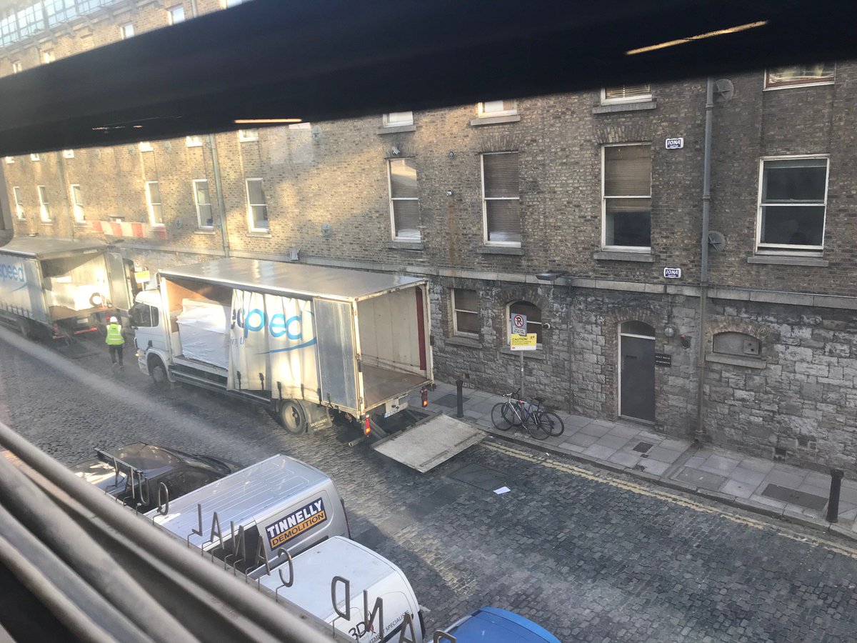Some progress from our #Dublin based project, with first fix canopy unites installed and cold rooms arriving on site. Images from <a href="/keith_candc/">Keith Hartharn</a>