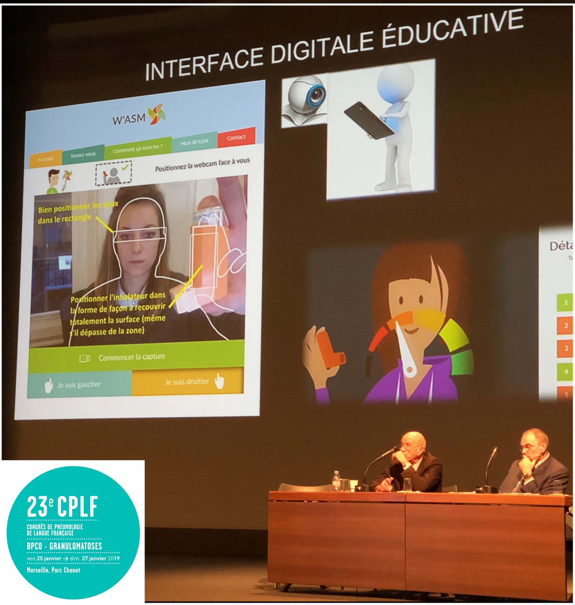 Kap_Code's tweet photo. [📆 #CPLF2019]
⎯⎯⎯⎯
🙏 Un grand merci à @Sapemar et @asthme_allergie d’avoir présenté @MON_WASM et @ConnectInh à la 23e édition du Congrès de Pneumologie de Langue Française !
⎯⎯⎯⎯
#cplf #asthme #hcsmeufr #accompagnement #patient #ehealth #analyse #video #bpco https://t.co/5kLdxU2Tir
