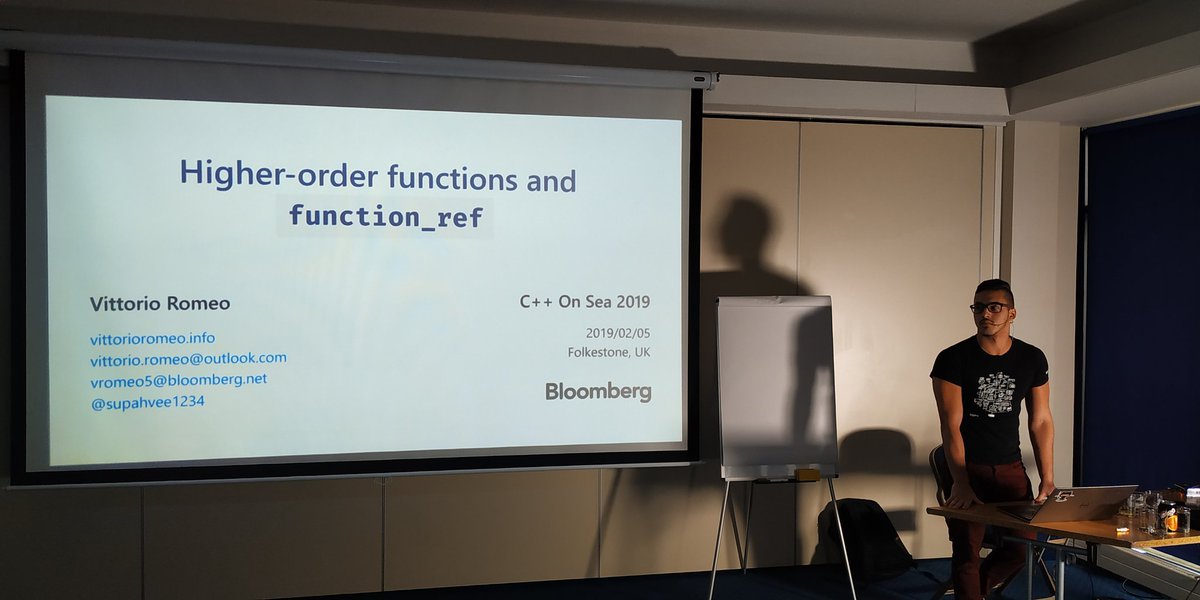 divyarathore's tweet photo. Higher-order functions and function_ref - session by Vittorio Romeo @supahvee1234 at @cpponsea. https://t.co/aCZfh7vo6h