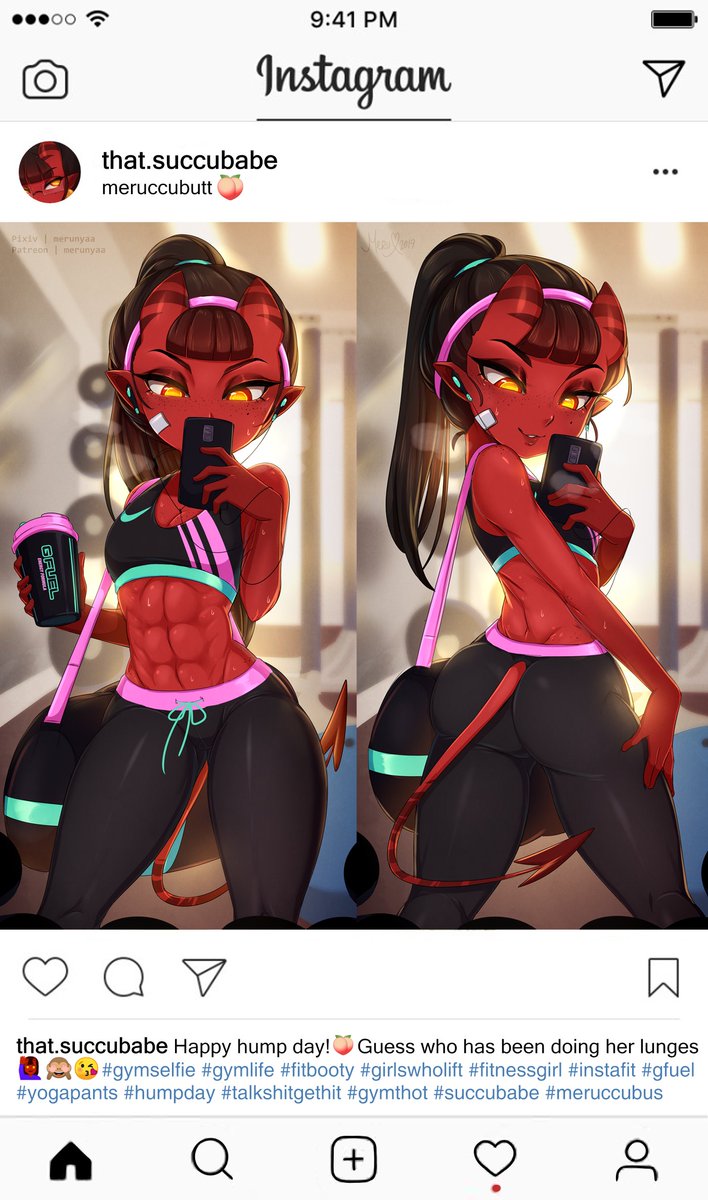 meru_nyaa's tweet photo. Pewds convinced me to give gfuel a try and the package is still shipping  but everytime I watch his new vids he tells me to buy more :( 

Anyway, trying to practice muscle rendering so I thought doing some gymthot themed pics would be a good idea 👀 #OC #pinup #nsfwart https://t.co/ZrUQLU9ayH