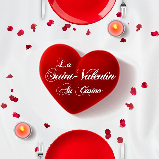Votre Saint-Valentin au <a href="/CasinodeForges/">Casino de Forges</a> ça vous dit ? 😃 
Un menu à 69€ pour 2 personnes avec de nombreuses surprises et une ambiance des plus romantique 💘 
Informations et réservations au 02 32 89 50 40 😉