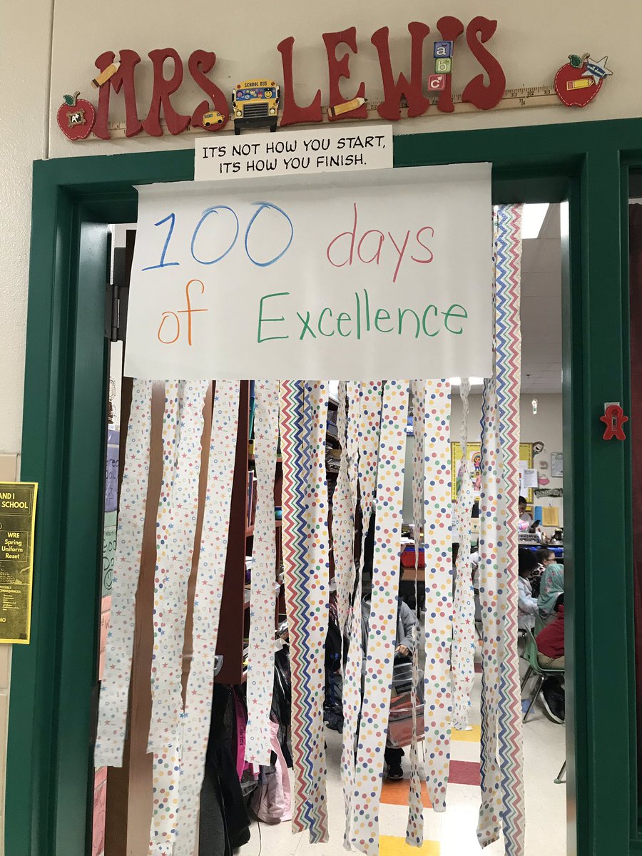 msedbostic's tweet photo. What 100 days are you? Smarter? Brighter? Excellent? #First100days #WREnow @wrefama https://t.co/mDxSCbDG5z