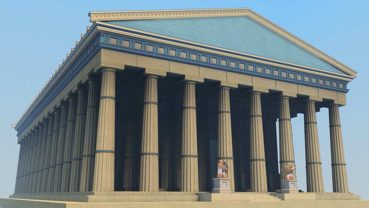 Jamien At Roblox On Twitter Behold The Parthenon This - 