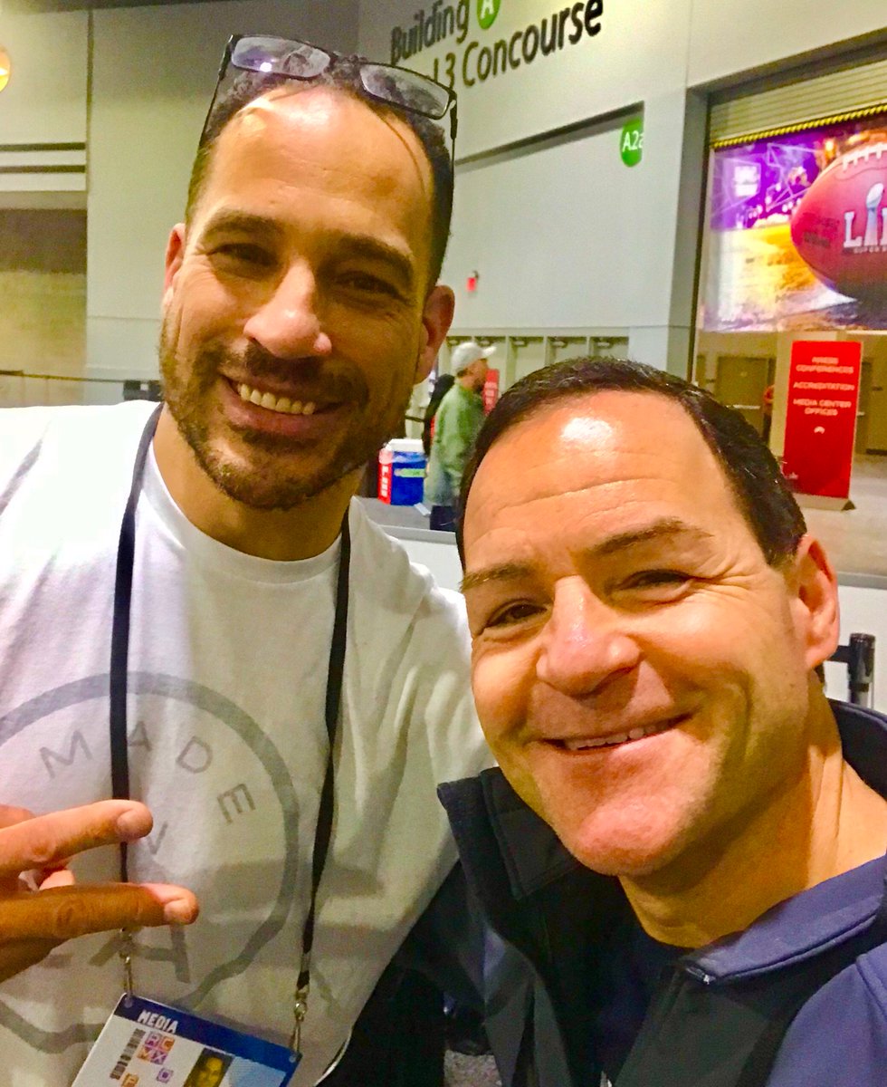 Christian! A treat meeting you on Radio Row. You guys keep me connected to my hometown down here in Virginia. Keep up the great work. <a href="/christianfauria/">Christian Fauria</a> @OMFonWEEI