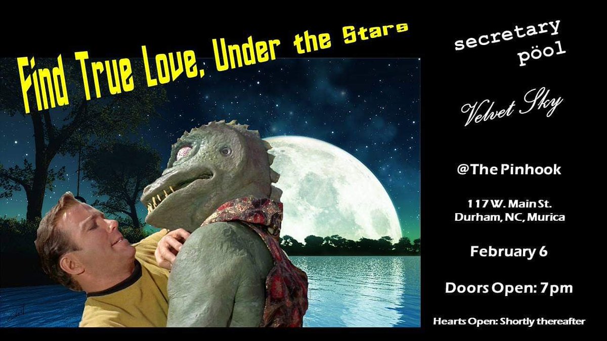 thepinhook's tweet image. Tomorrow night!!! Secretary Pool w/ Velvet Sky Doors at 7, Show at 8 
Tickets $7
All ages
#thepinhook #durham #durm #phknc #ncmusic #nc #secretarypool #velvetsky