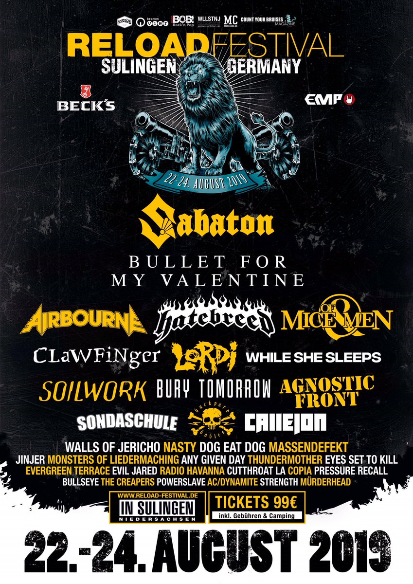 bfmvofficial's tweet photo. Reload Festival!! Can't wait to get back to headline this year, get your tickets https://t.co/c8WDk7ZhkR https://t.co/GflLAhoFQz