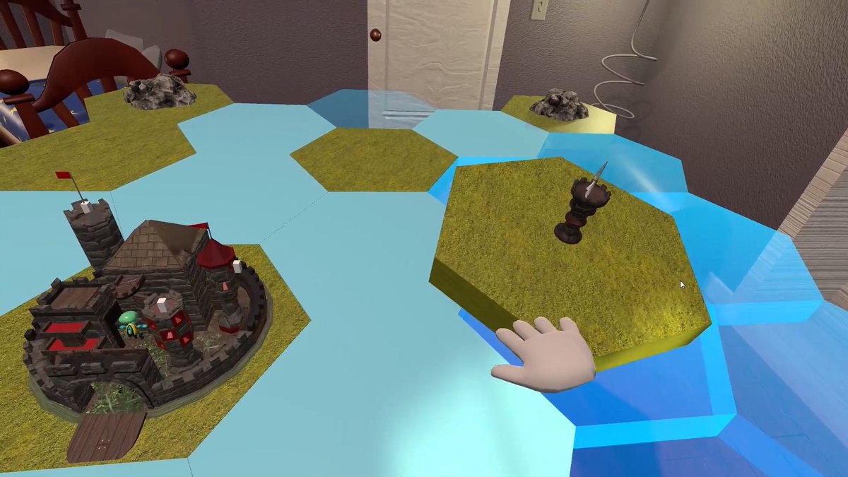 ShadowShrimpDev's tweet image. Today we are playtesting how well hex placement works in VR! #VR #indiedev #gamedev